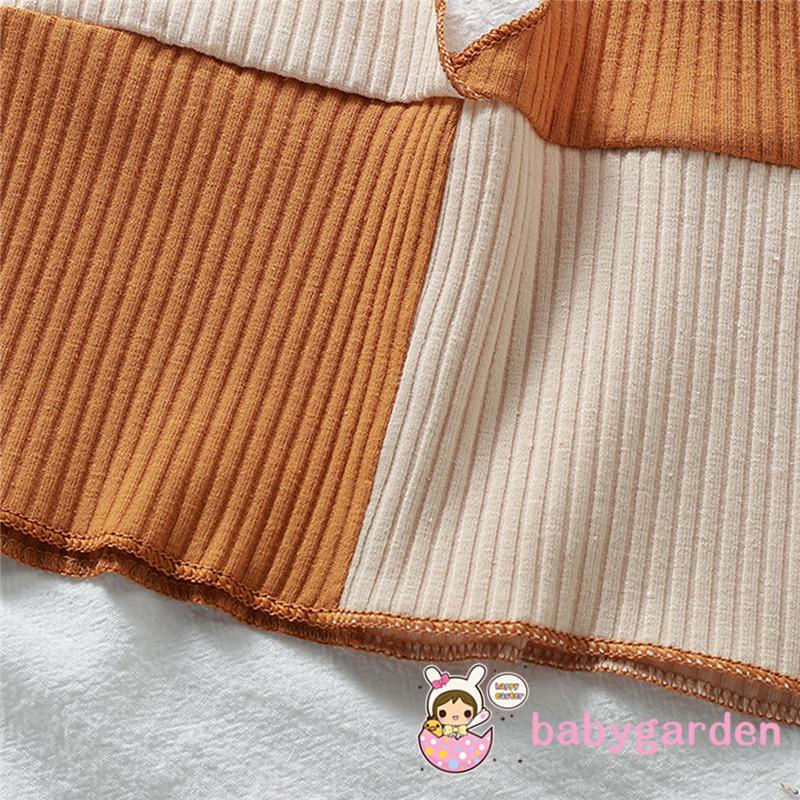 Bộ áo hai dây dệt kim + quần denim dài thời trang cho bé gái 1-6 tuổi