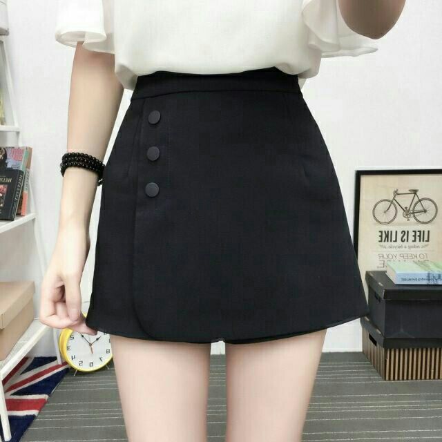 Quần váy phối 3 khuy | BigBuy360 - bigbuy360.vn