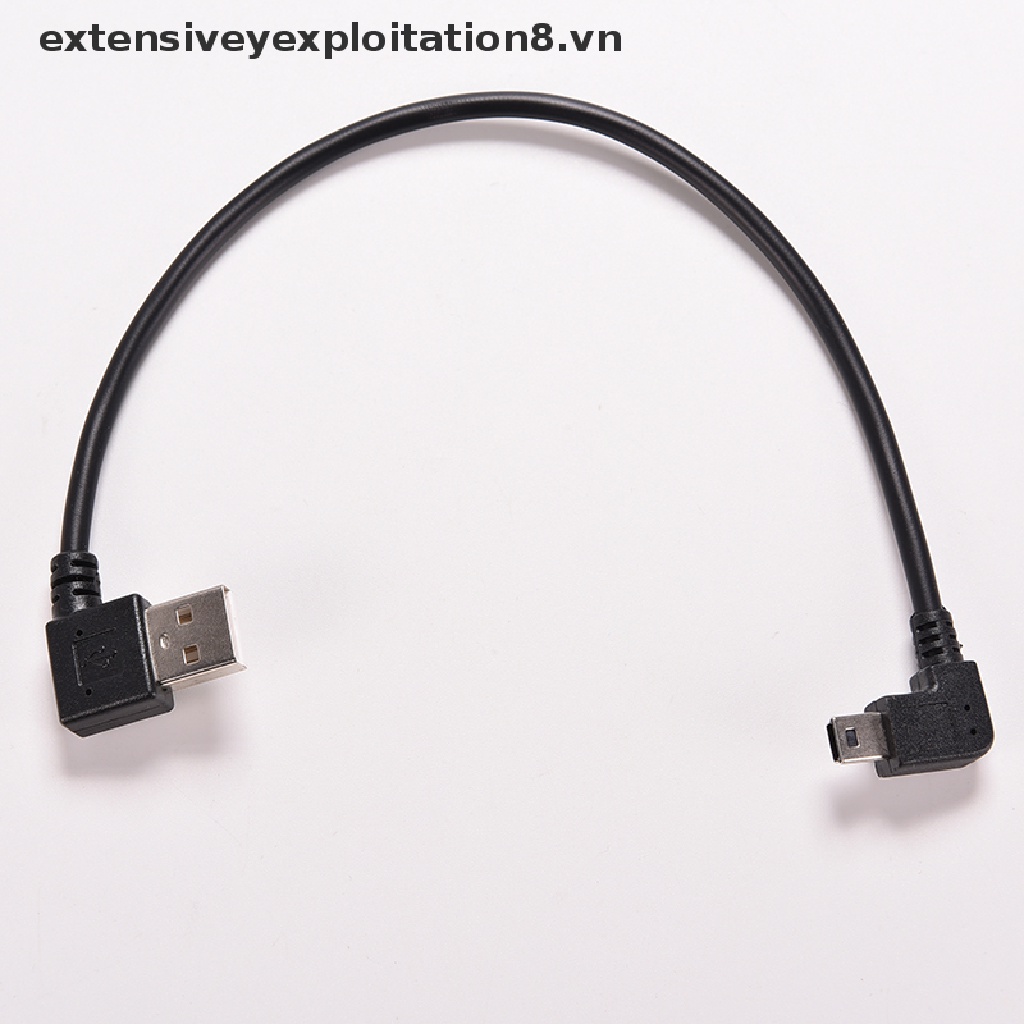 Cáp Chuyển Đổi USB 2.0 A Right Male Sang Mini B 5P Right Angle Male