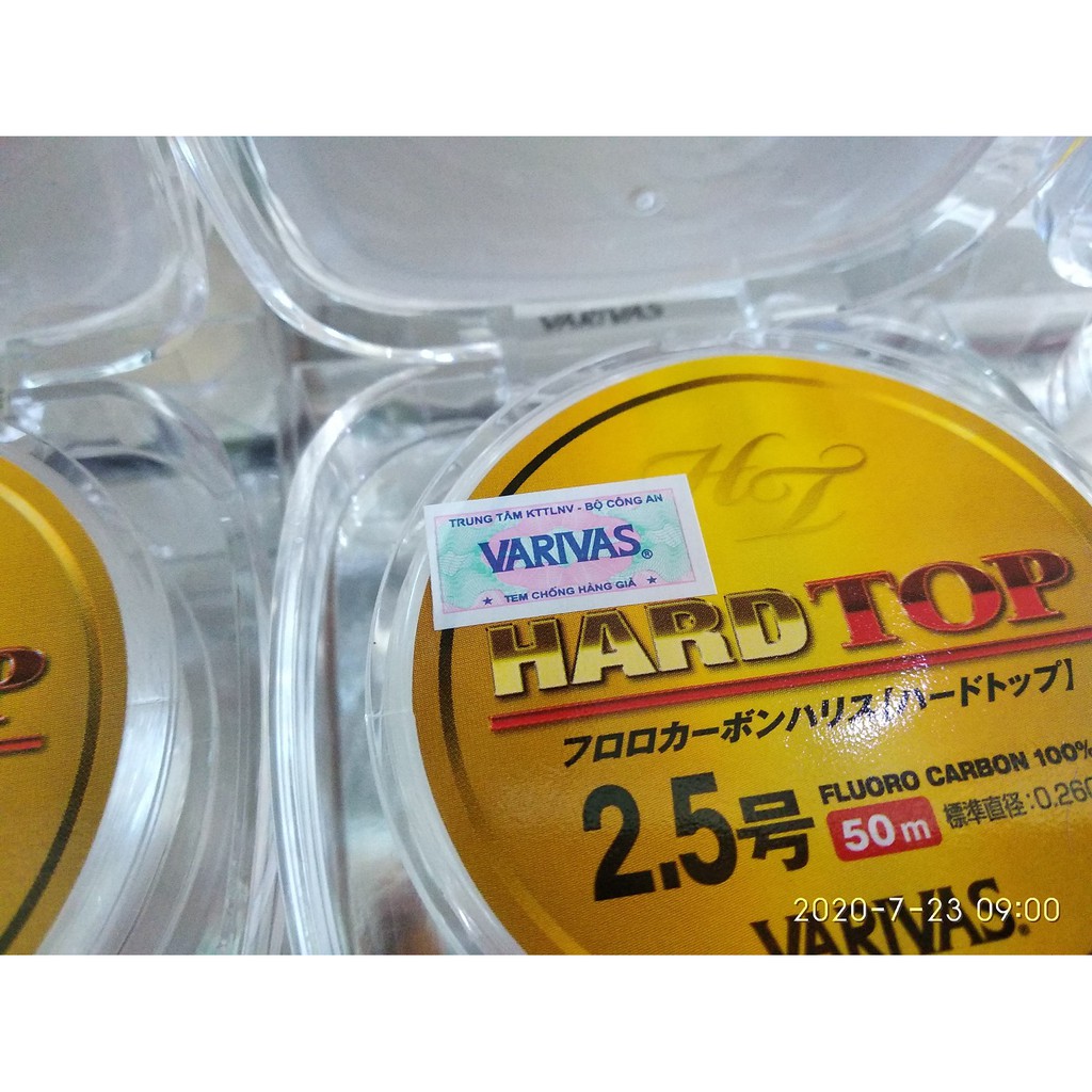 Dây Câu Cá Varivas Hard Top - 50m - FluoroCarbon