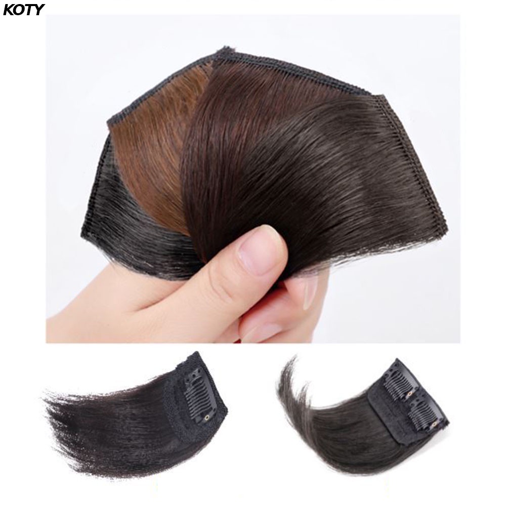 Set 2 tóc giả kẹp phồng chân tóc shop Koty, tóc kẹp phồng tóc mềm mượt tự nhiên dễ sử dụng