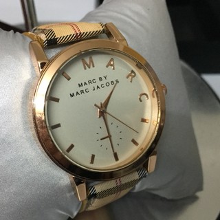 Đồng hồ Marc Jacobs mã E8 kẻ cho nữ sinh cute