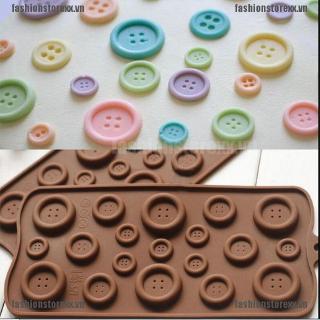 1 Khuôn Silicone Làm Bánh Hình Nút Áo Độc Đáo
