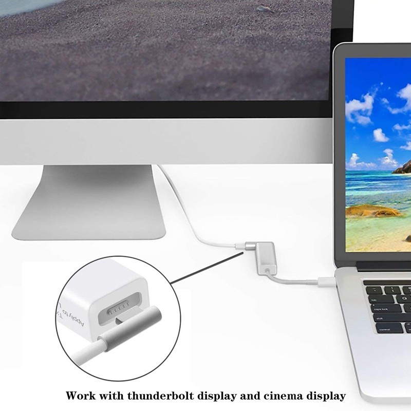 Bộ Chuyển Đổi Usb 3.1type C Sang 2 5pin Cho Macbook Pro