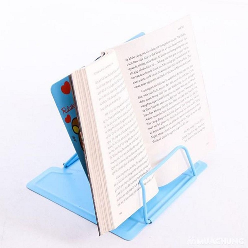 Giá Đỡ Kẹp Sách Chống Cận Thị Chống gù Cho Bé Chất Liệu Sắt Sơn Tĩnh Điện Chắc Chắn