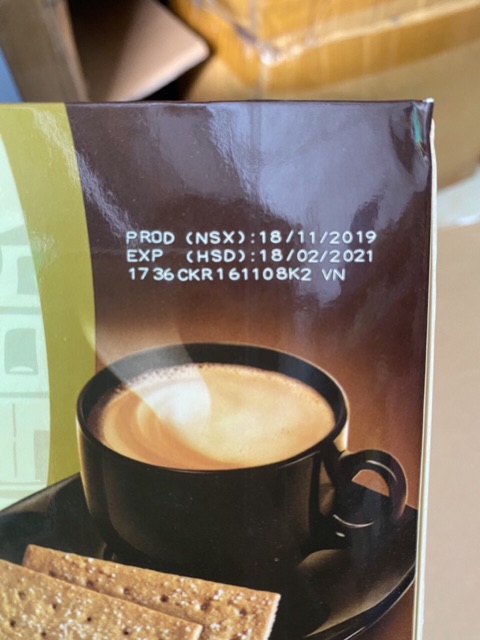 Bánh quy cà phê Coffee Joy 180g (4 gói)