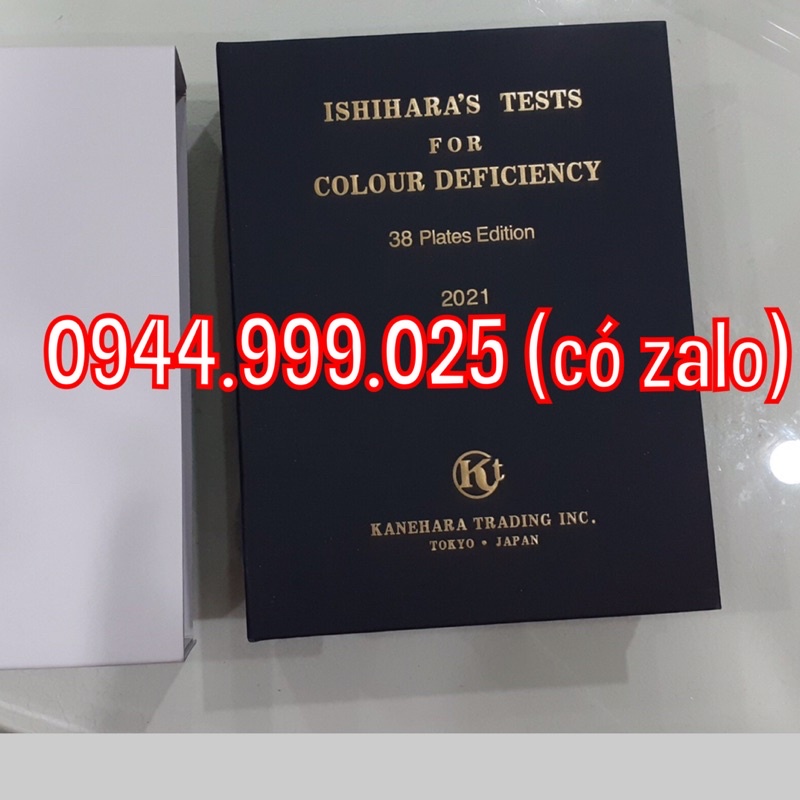 Bảng Đo Kiểm Tra Mù Màu [Kiểm Tra Sắc Giác] - ISHIHARA 38 Tấm 2021