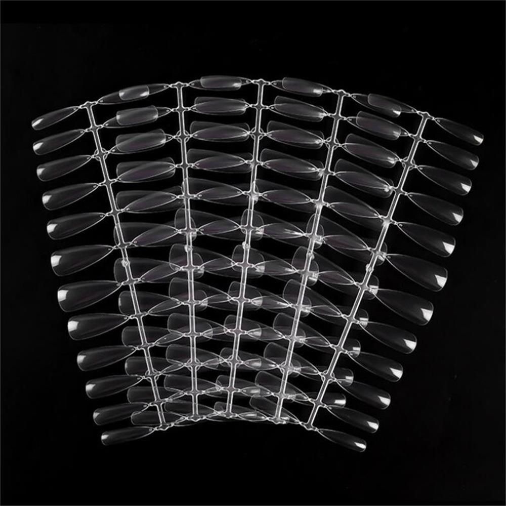 [Hàng mới về] Set 120 móng tay giả trong suốt dùng trang trí móng nghệ thuật nhiều màu sắc