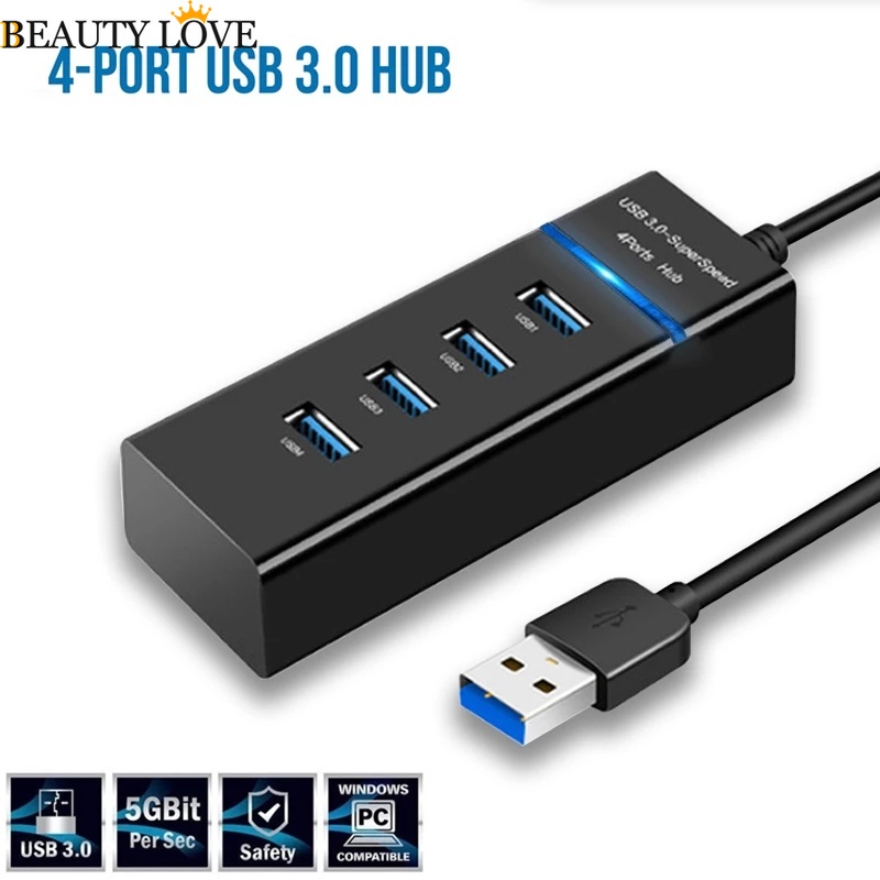 Bộ Chia 4 Cổng USB 3.0 Tốc Độ Cao Đa Năng