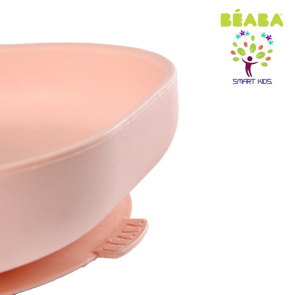 Bát ăn dặm Silicone đế hít không đổ Beaba