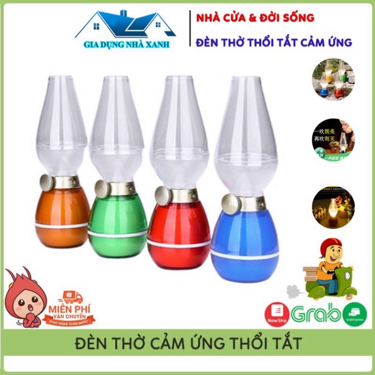 Đèn Thổi Cảm Ứng, Đèn Thờ Điện Sạc Pin Thổi Là Sáng, Thổi Là Tắt Tiện Dụng