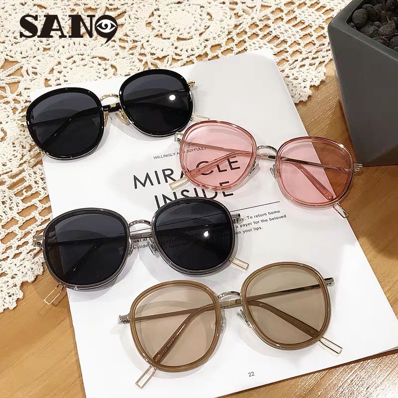 Kính mát cỡ lớn chống tia UV400 phong cách Hàn Quốc cho nam và nữ | BigBuy360 - bigbuy360.vn