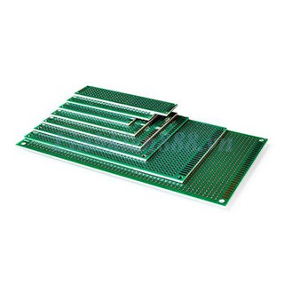 PCB Xanh Lá Đục Lỗ 2 Mặt Kích Thước 8x12cm