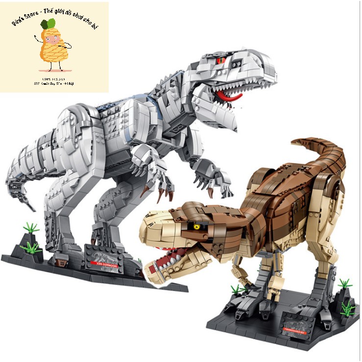 BỘ LẮP GHÉP KHỦNG LONG T-REX SIÊU TO KHỔNG LỒ