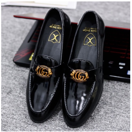 [ BigSale 50% ]Giầy Nam Da Bóng Đính Mác G.C Đẹp,Cức Bắt Mắt.