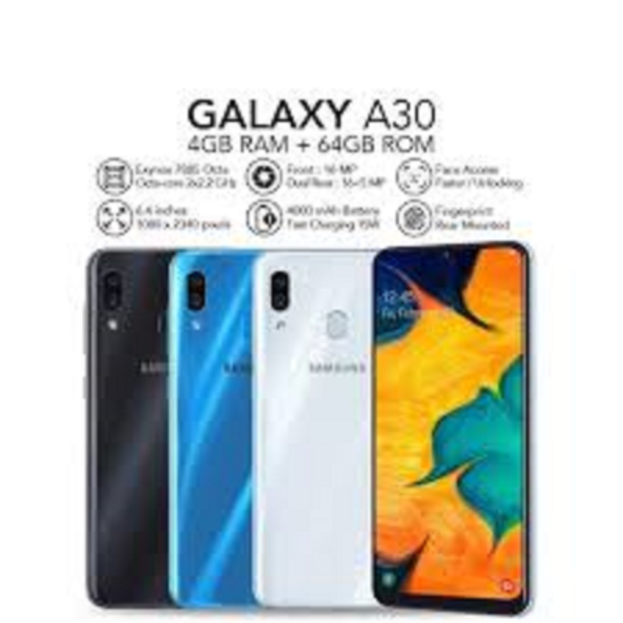 Điện thoại Samsung Galaxy A30 Chính Hãng 2sim ram 4G/64G, màn 6.4",Camera sau: Chính 16 MP & Phụ 5 MP, Cày Game mượt