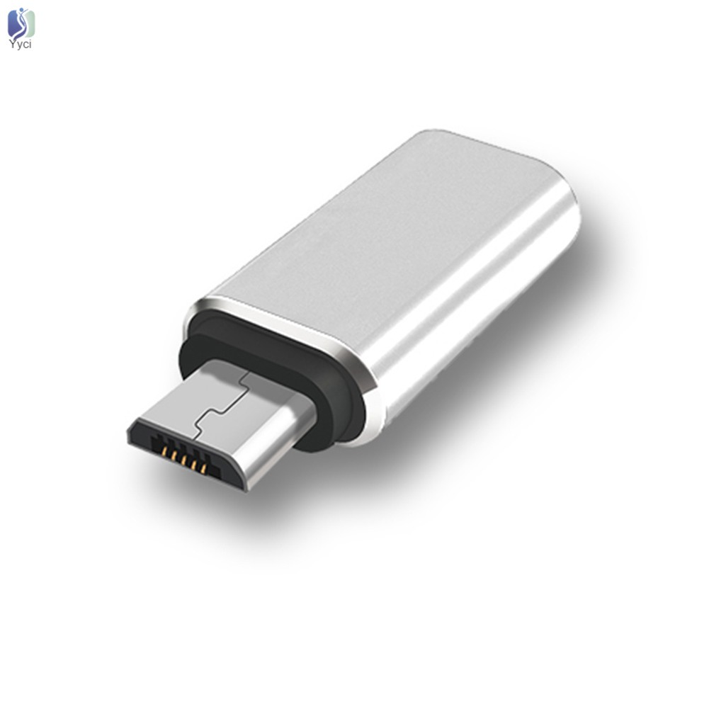 Bộ chuyển đổi Micro USB sang Type C cổng nhận bằng hợp kim nhôm cho máy tính bảng điện thoại