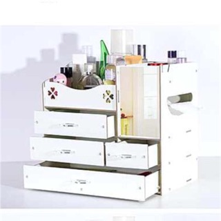 Kệ mỹ phẩm 4 tầng có gương 