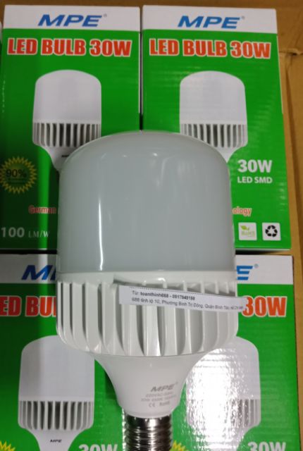 Bóng đèn Led búp trụ 30W MPE