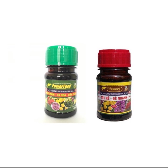 Bộ đôi đạm cá Power feed và Tảo biển Seasol- chai 100ml