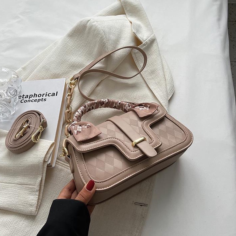 Túi Đeo Chéo Hình Vuông Nhỏ Thiết Kế niche Cổ Điển Chất Lượng Cao Cho Nữ