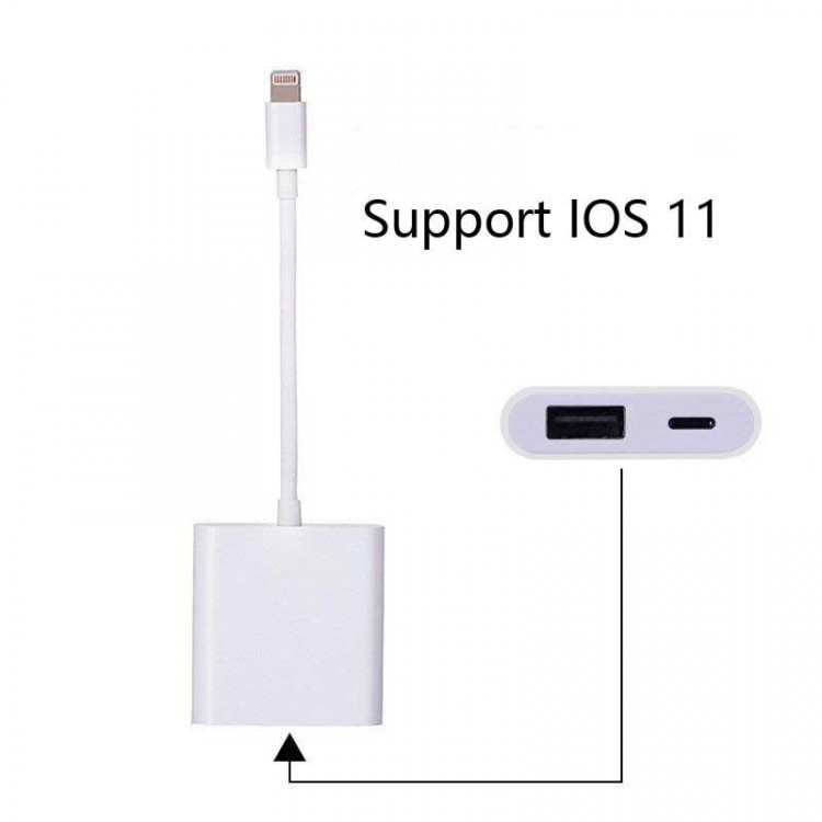Bộ Chuyển Đổi Lightning Sang USB Cho Điện Thoại iPhone (Hỗ Trợ iOS 11)