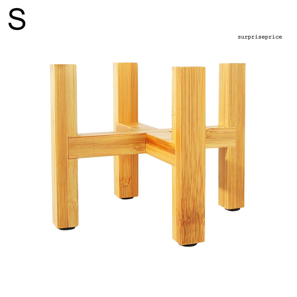 Giá Đỡ Chậu Hoa Bằng Gỗ Trang Trí Trong Nhà