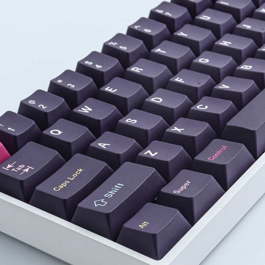 GMK Future Funk keycaps, 151 phím PBT keycaps cherry Cấu hình DYE-SUB Cá nhân hóa GMK Keycaps cho bàn phím cơ