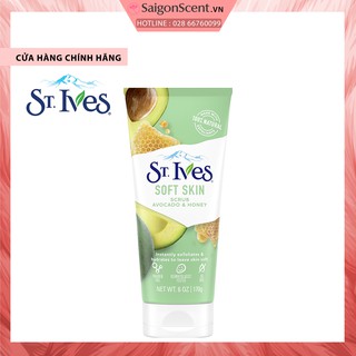 Tẩy tế bào chết St. Ives Soft Skin Avocado & Honey ( 170g )