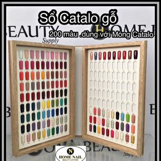 Combo Sổ Catalo Gỗ trưng mẫu móng