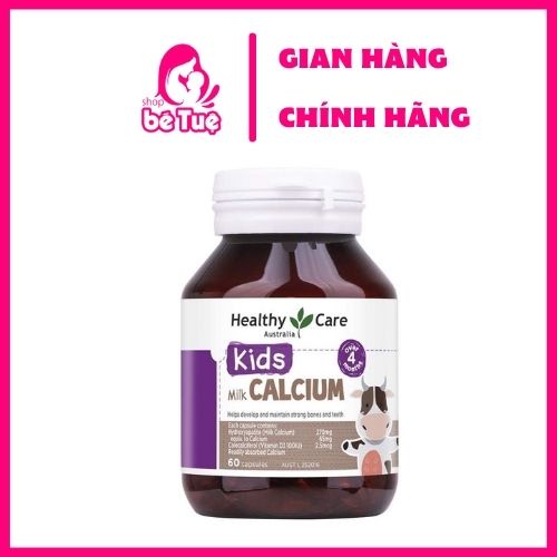 Healthy Care Canxi Milk [Úc] Viên Canxi Sữa - 60 Viên