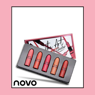 Set 5 thỏi son kem bóng novo