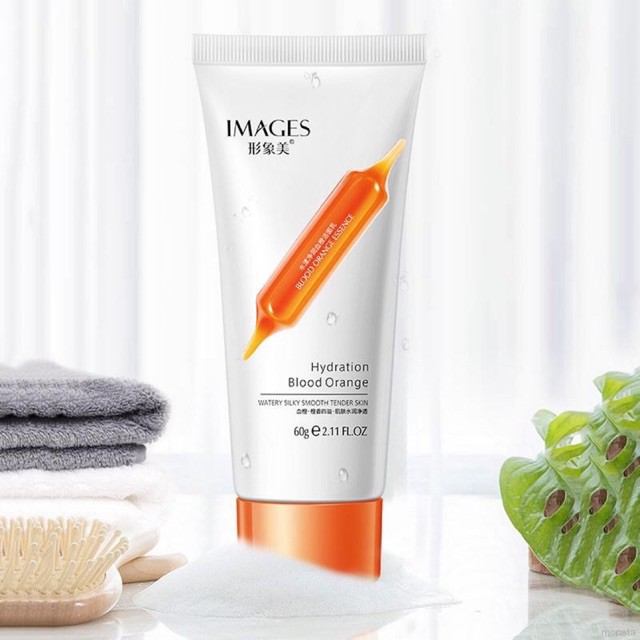 Sữa rửa mặt làm sạch và trắng mịn da chiết xuất cam đỏ Image 60g dưỡng ẩm se khít lỗ chân lông săn chắc da