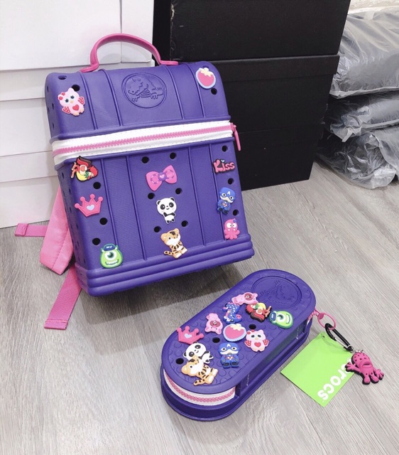 Siêu phẩm balo crocs siêu nhẹ siêu đáng yêu cho các bé