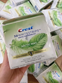 Miếng dán răn thế hệ mới Crest 3D white arctic mint
