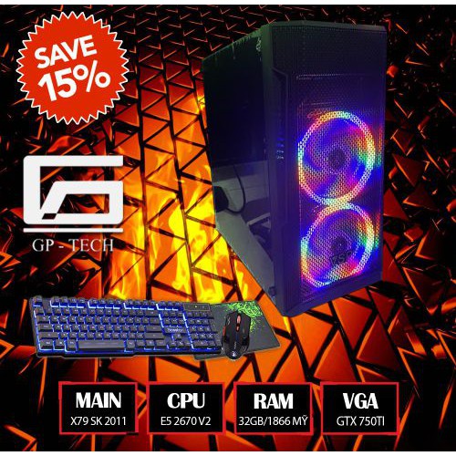 Máy E5 2670 V2/ RAM 32GB Chiến Full Game - Chạy Nhiều NOX PLAYER