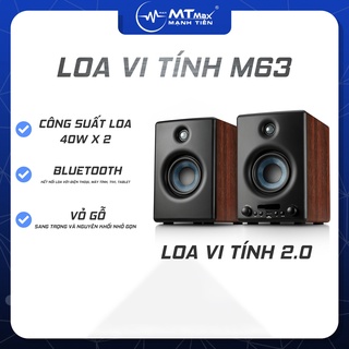 Loa Máy Tính PC Bluetooth Cao Cấp Sunsure M63 màn hình led cực Hay màu Gỗ sang trọng Nhỏ Gọn bảo hành 12 tháng