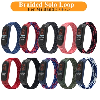 Dây Đeo Nylon Cho Đồng Hồ Thông Minh Xiaomi Mi Band 5 / 3 / 4 / M5