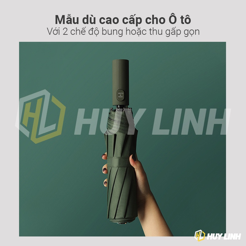 Dù ô che mưa đi năng mẫu xếp gọn tự động 2 chê độ - Có chống nắng UV mẫu cao cấp cho Ôtô