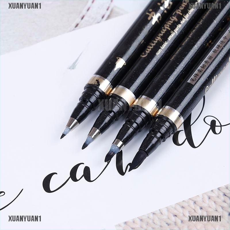 [XUANYUAN1] 4 Cây Bút Lông Viết Thư Pháp Nghệ Thuật Thủ Công Trường Học