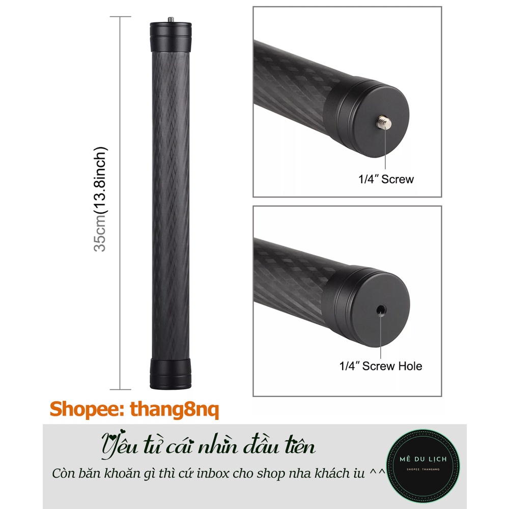 Gậy nối dài gimbal, sợi carbon, chiều dài 35cm | BigBuy360 - bigbuy360.vn