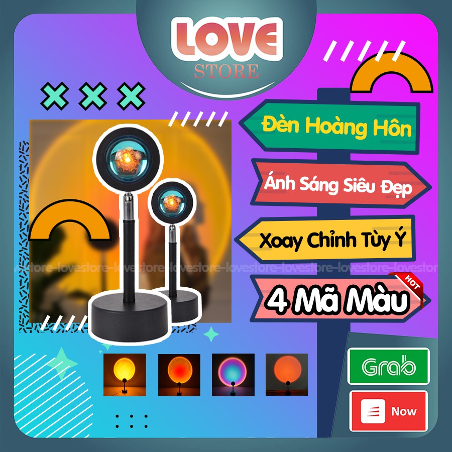 Đèn Hoàng Hôn Chụp Ảnh, LiveSteam, Quay Phim Tiktok, 4-16 Màu Led Cầu Vồng, Mặt Trời, RainBow Hot 2021 Bảo Hành 6 Tháng