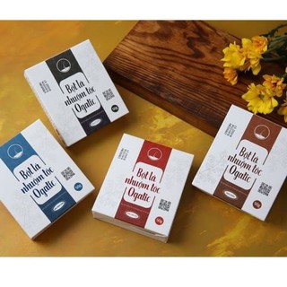 Bột lá nhuộm tóc ogatic 50g mầu đen-hàng chính hãng