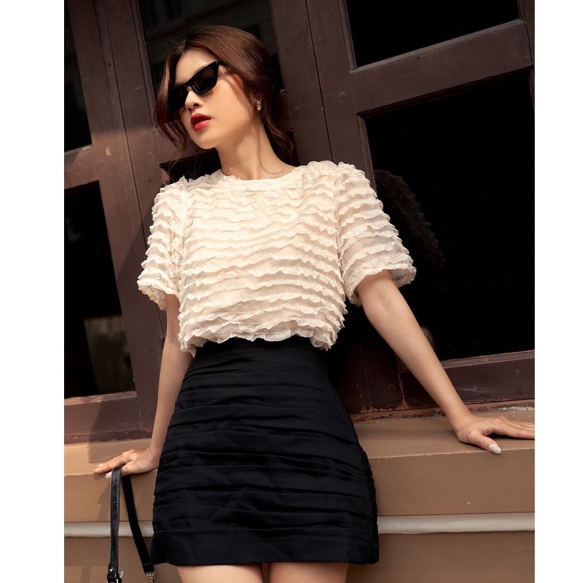 OLV - Áo Alva Top in Cream