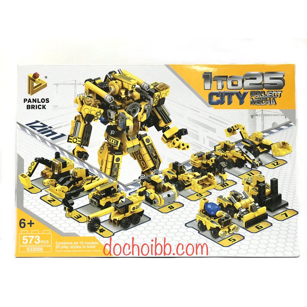 Lego lắp ráp Robot MECHA 12in1 633008