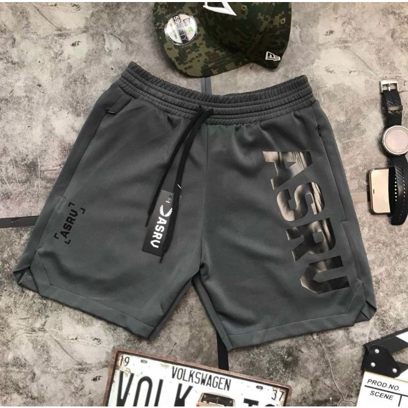 [SALE SỐC] Quần short gym nam ASRV, quần short thể thao phom body cực chất