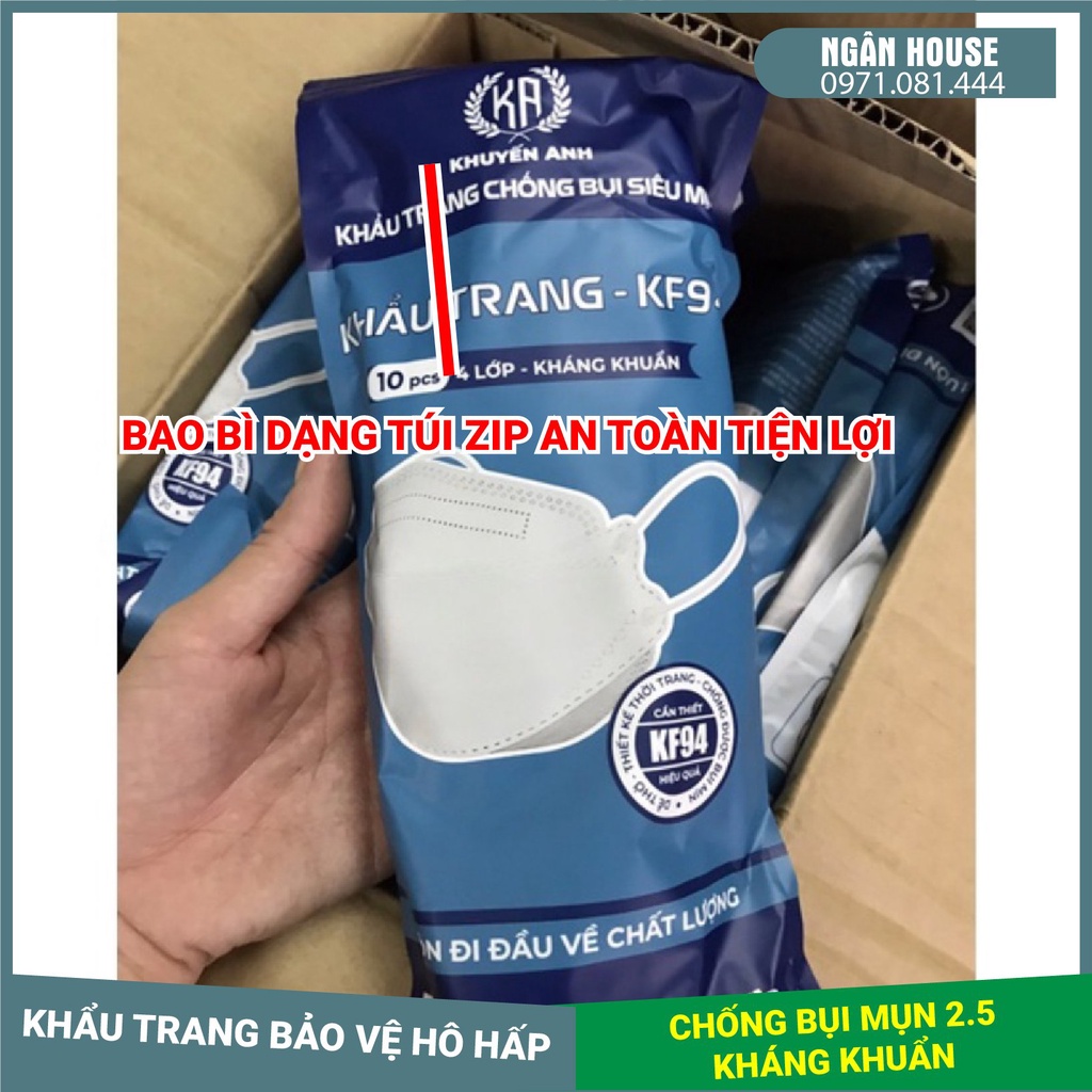 (Thùng 100 Chiếc) Khẩu trang 4 Lớp KF94 KA 4D MASK Chống Bụi Mịn Và Kháng Khuẩn Hàng Cao Cấp Hàng mới về | BigBuy360 - bigbuy360.vn
