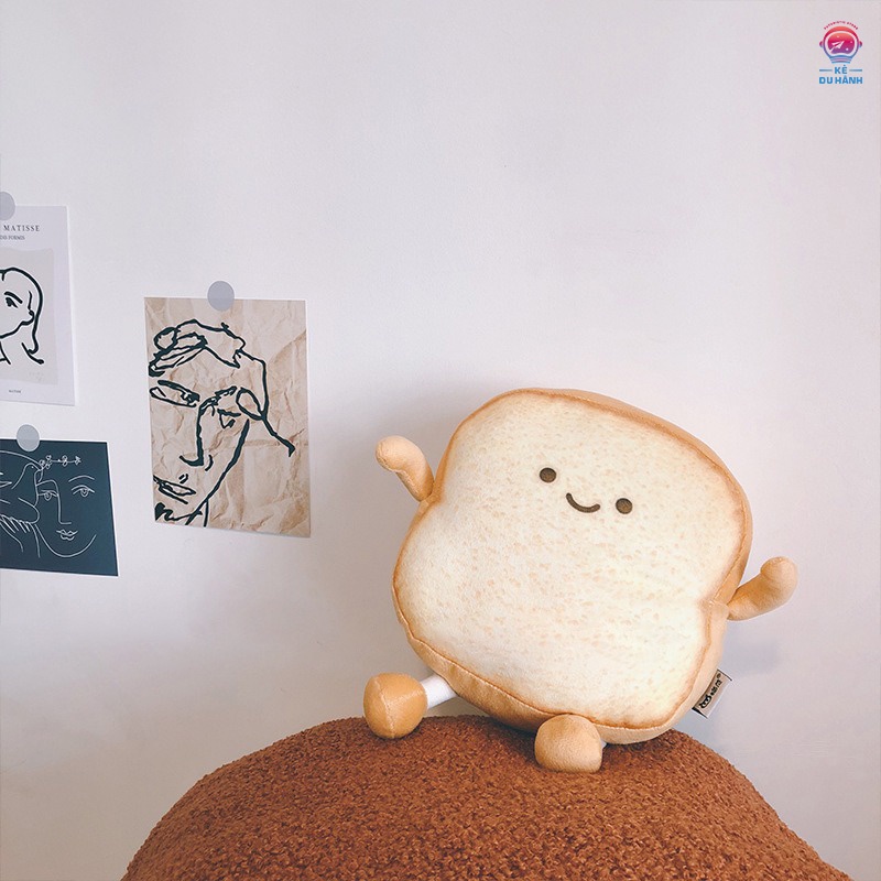 Gối ôm Kẻ du hành hình bánh mì dễ thương