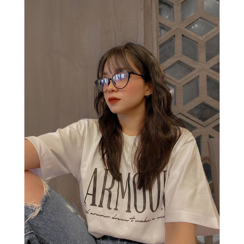 Áo thun unisex nam nữ ARMOUR basic , áo phông oversize dáng rộng tay lỡ hiện đại cá tính kiểu dáng Hàn Quốc form rộng