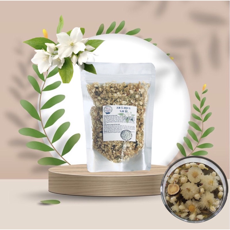 Trà hoa nhài sấy khô (hoa lài) gói 100g